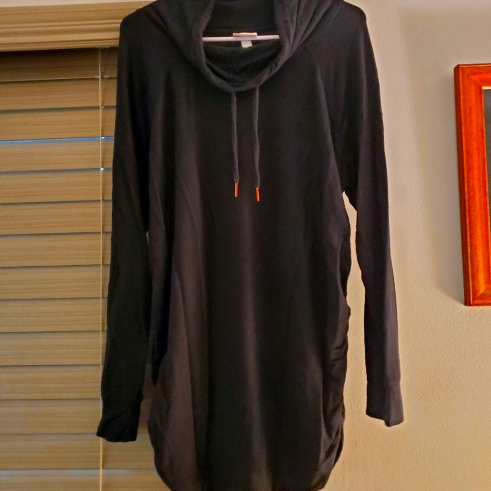 Maternity cowl neck sweater